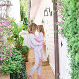 Pink Shell Print Kid's Pajamas - Après NJ