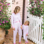 Pink Shell Print Kid's Pajamas - Après NJ