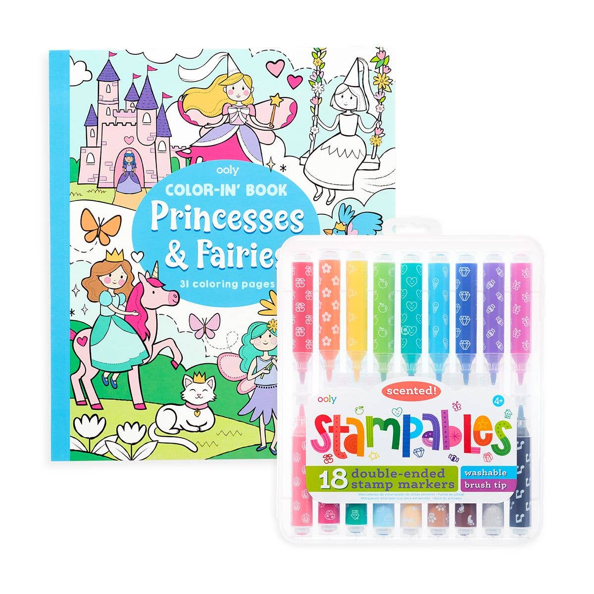 Princesses & Fairies Stampables Coloring Pack - Après NJ