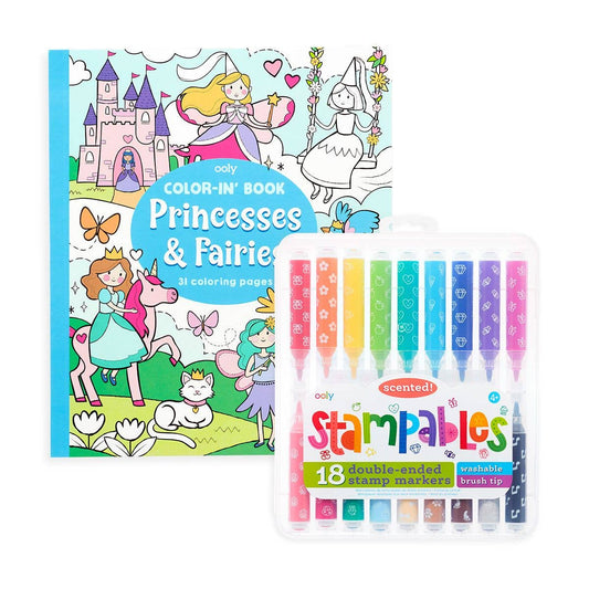 Princesses & Fairies Stampables Coloring Pack - Après NJ