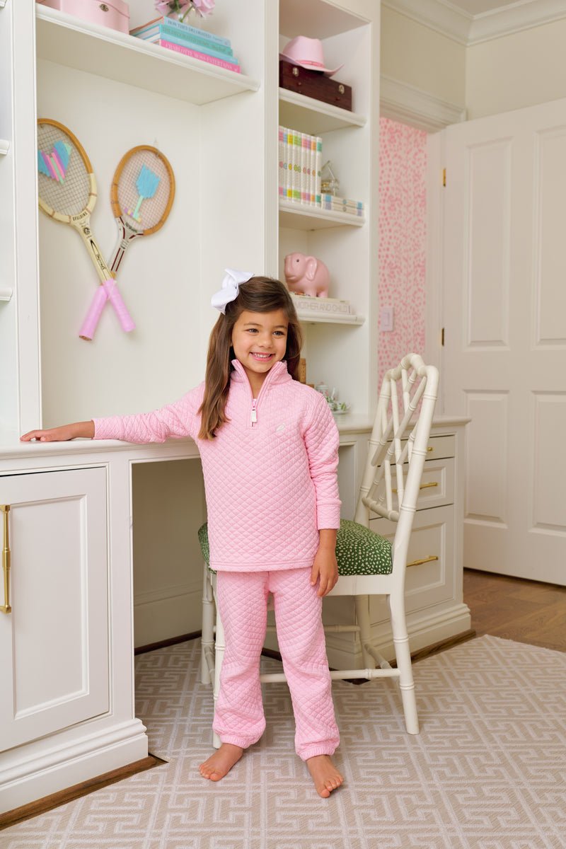 Quilted Canter Collar Half Zip - Après NJ
