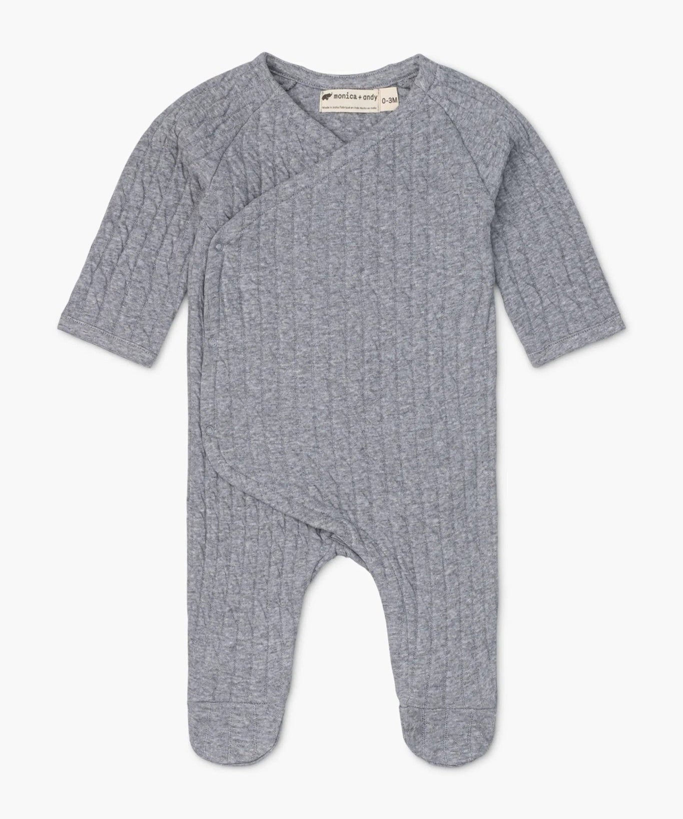 Quilted Romper - Gray - Après NJ