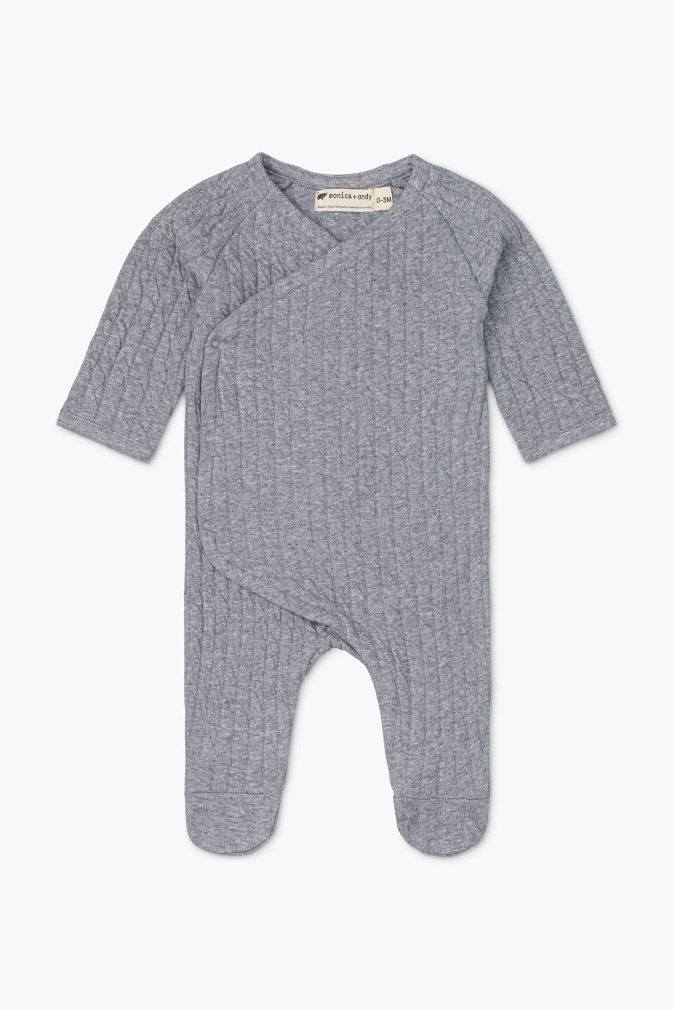 Quilted Romper - Gray - Après NJ
