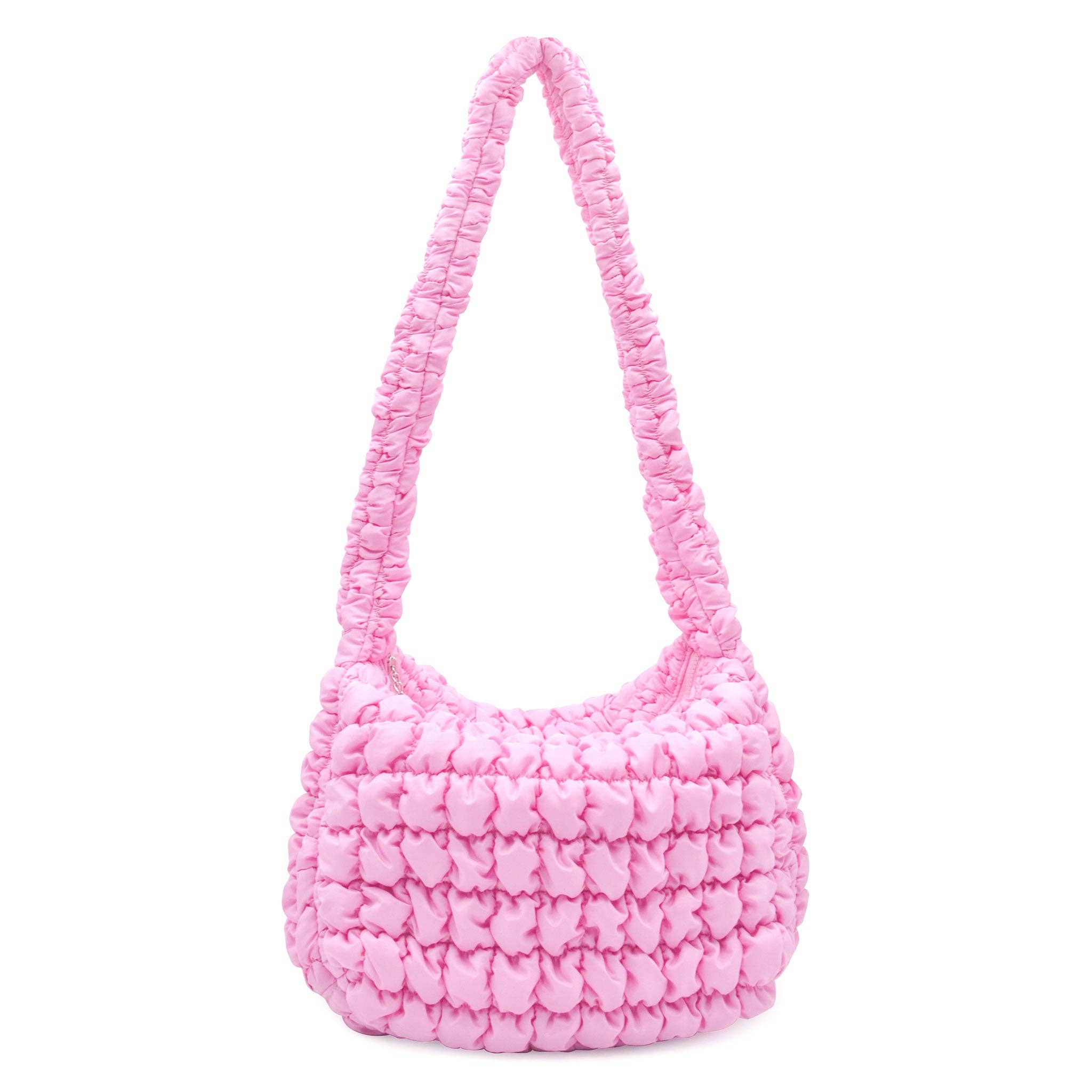 Quilted Scrunchies Lavender Hobo Sling Bag - Après NJ