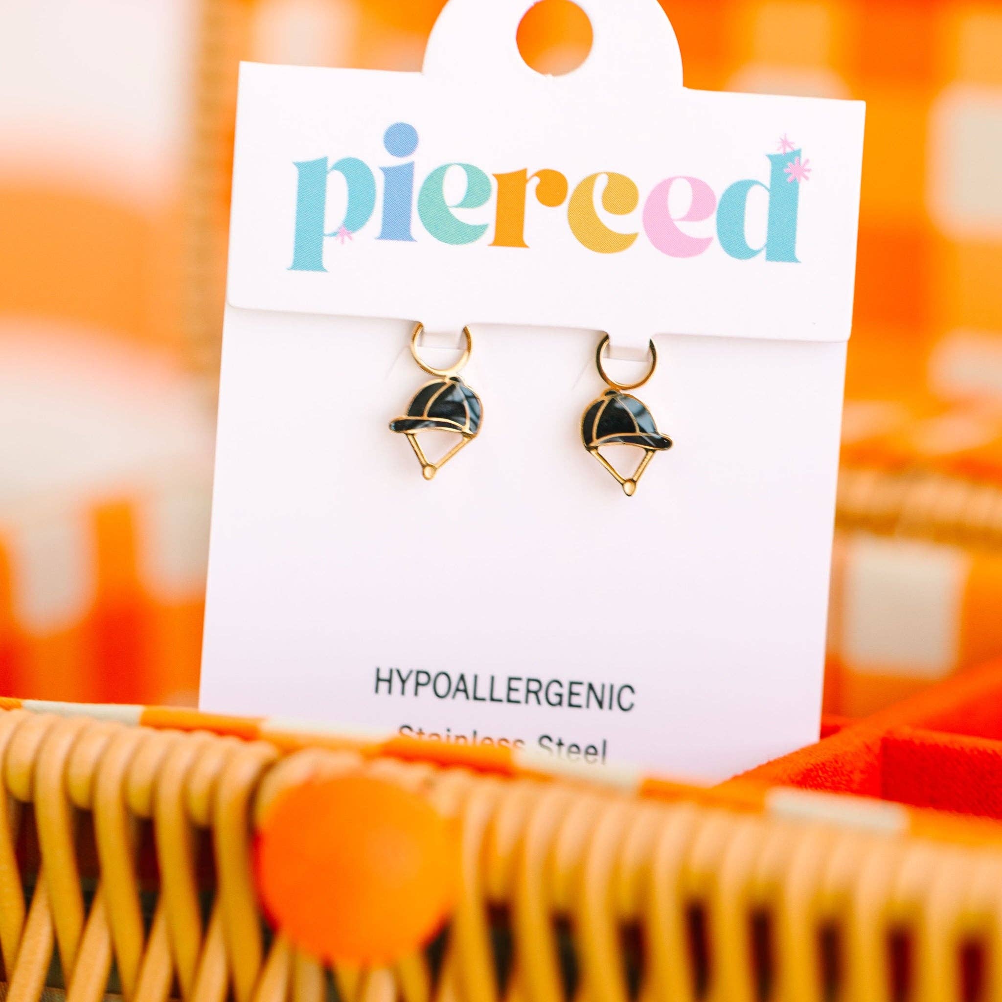 Riding Helmet Earrings Charms - Après NJ