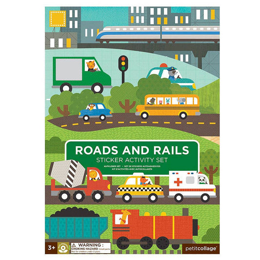 Roads & Rails Sticker Activity Set - Après NJ