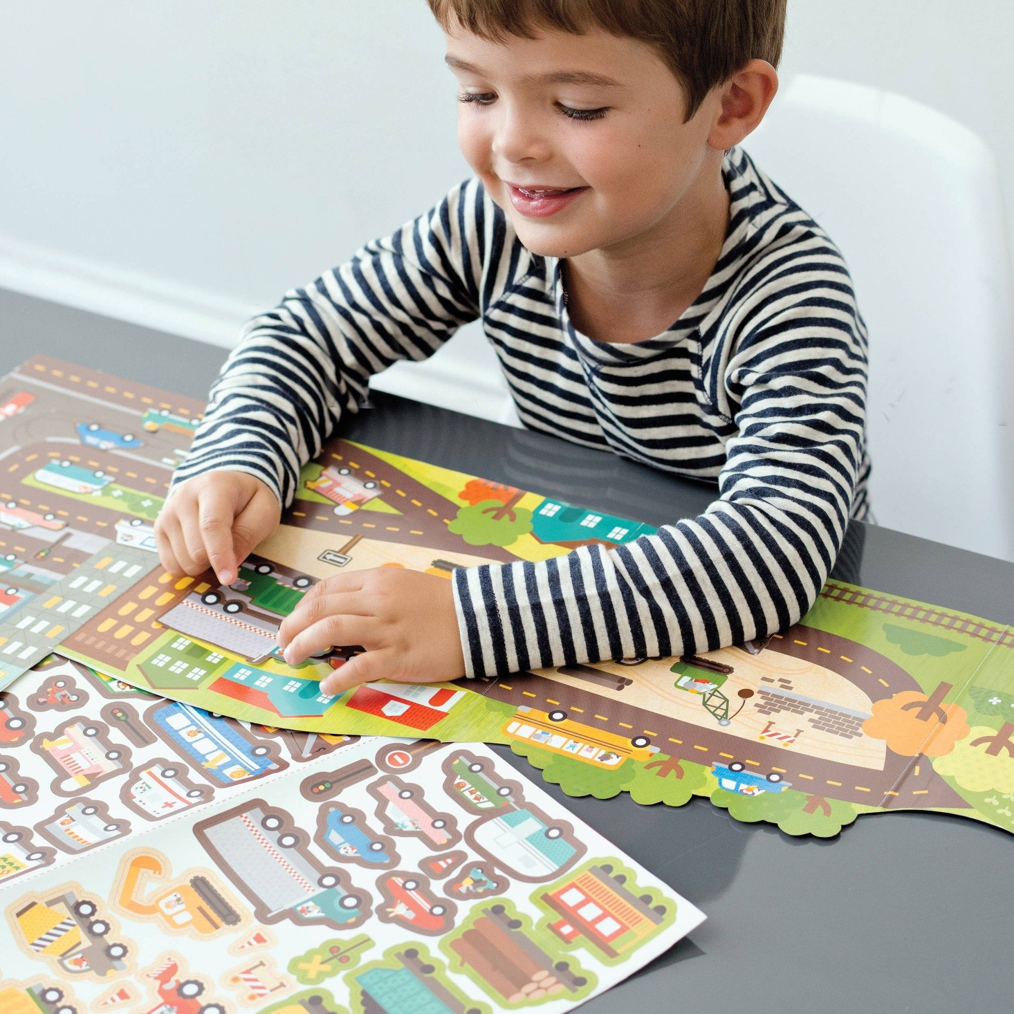 Roads & Rails Sticker Activity Set - Après NJ