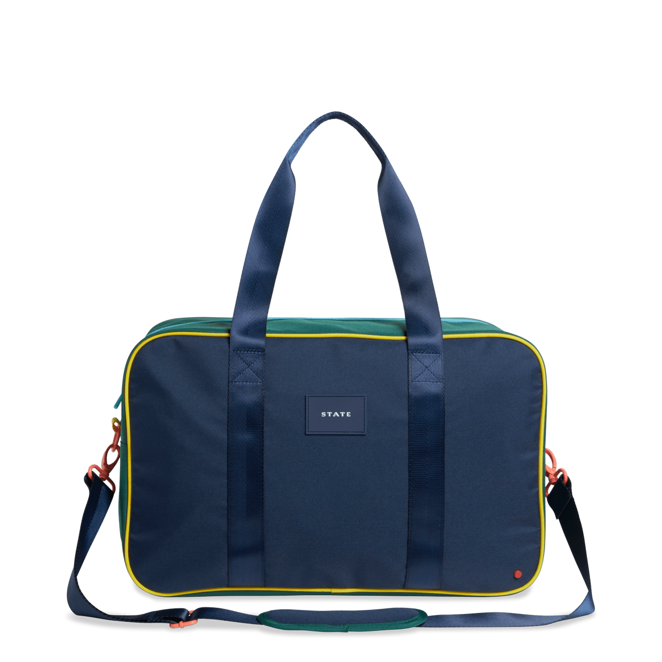 Rockaway Duffle in Navy Green Block - Après NJ