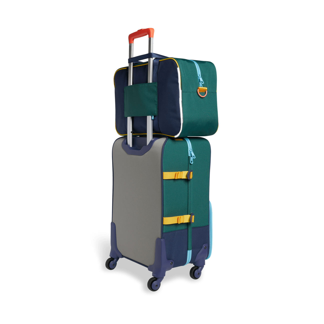 Rockaway Duffle in Navy Green Block - Après NJ