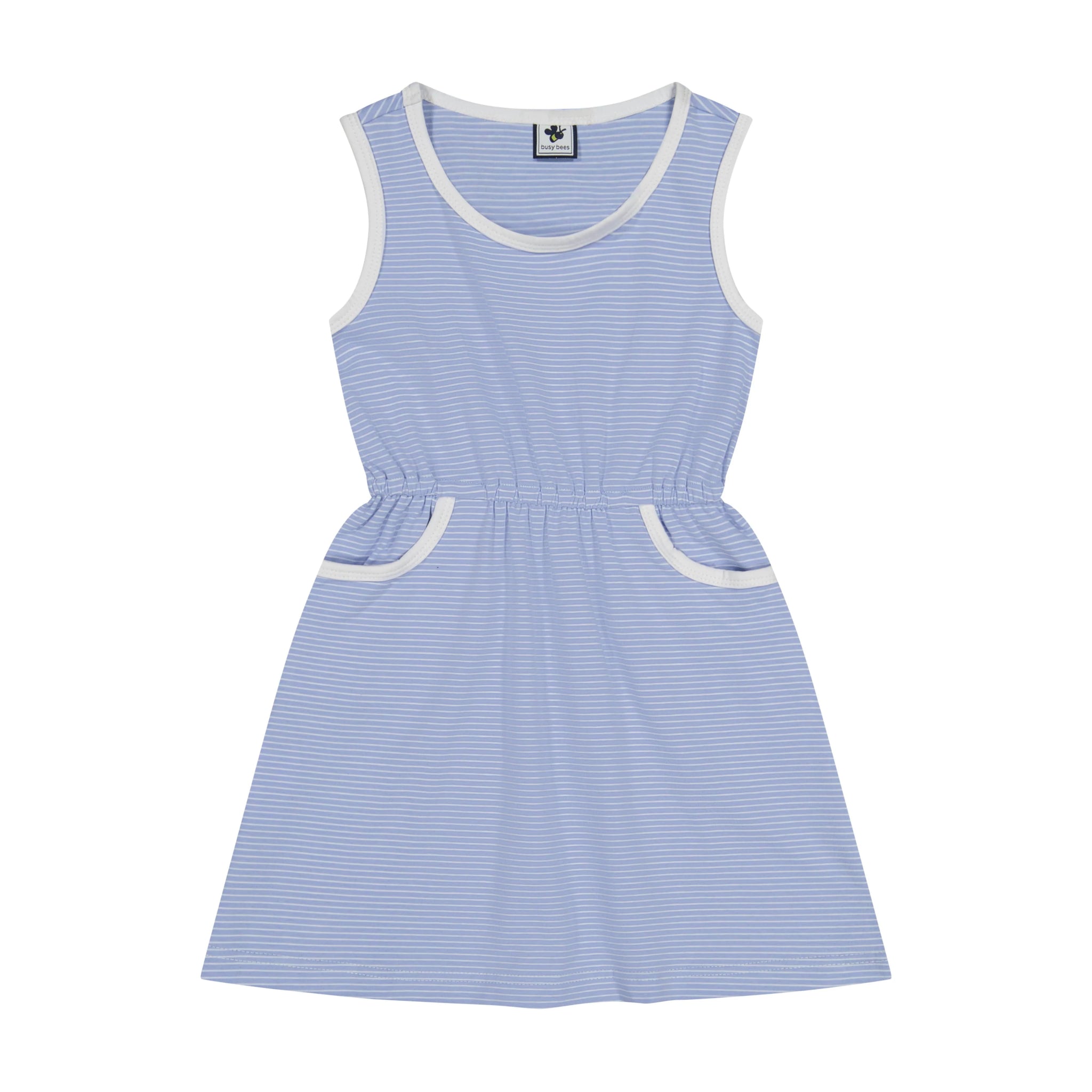 Ruby Pocket Dress in Sky Stripe - Après NJ