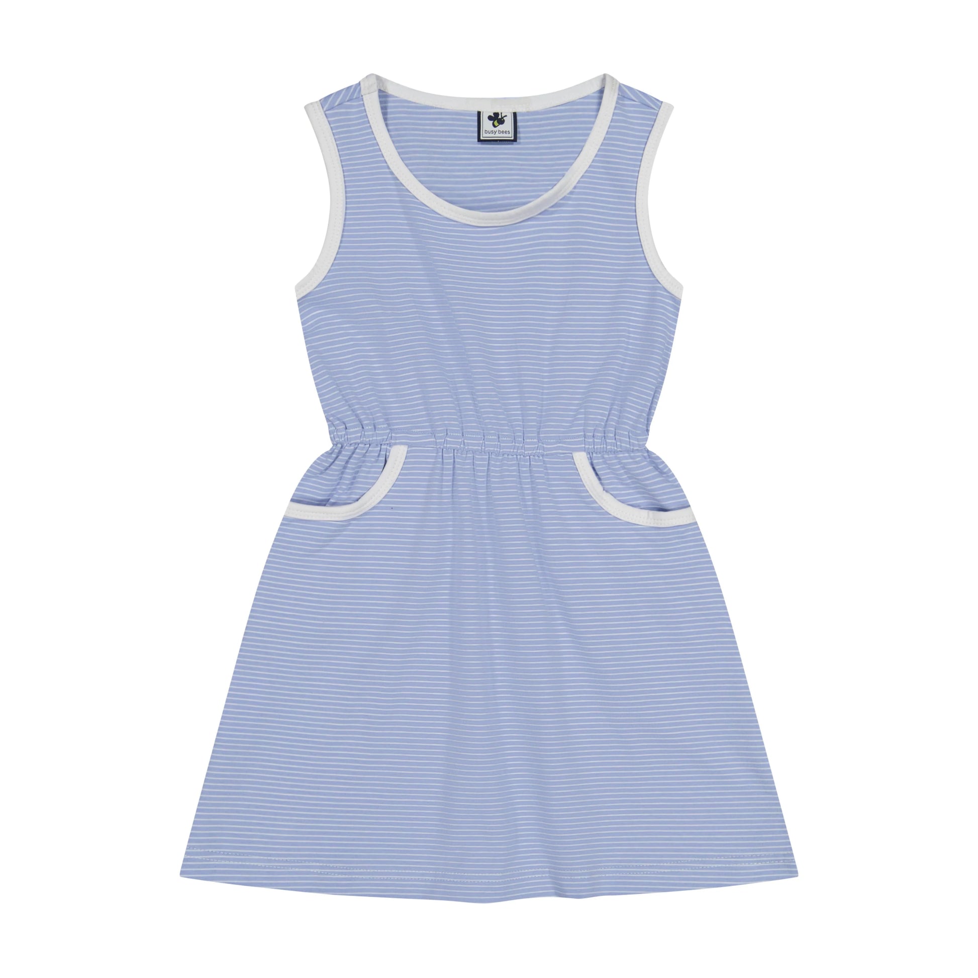 Ruby Pocket Dress in Sky Stripe - Après NJ