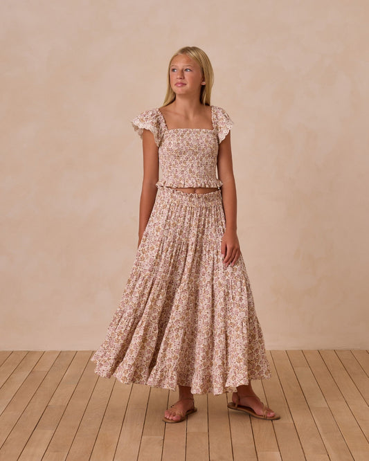 Ruffle Tiered Maxi Skirt - Wildflower - Après NJ