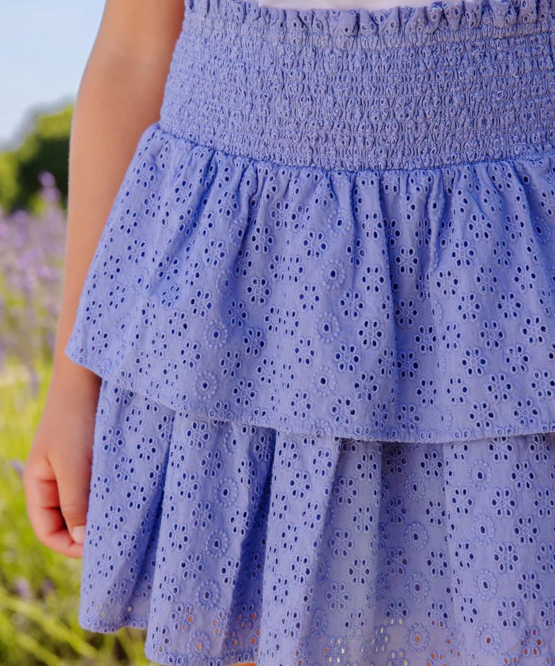 Ruthie Eyelet Ruffle Skirt - Après NJ