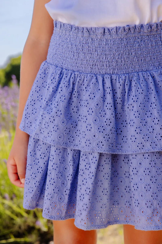Ruthie Eyelet Ruffle Skirt - Après NJ