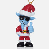 GOAT USA Santa Thumbs Up Ornament