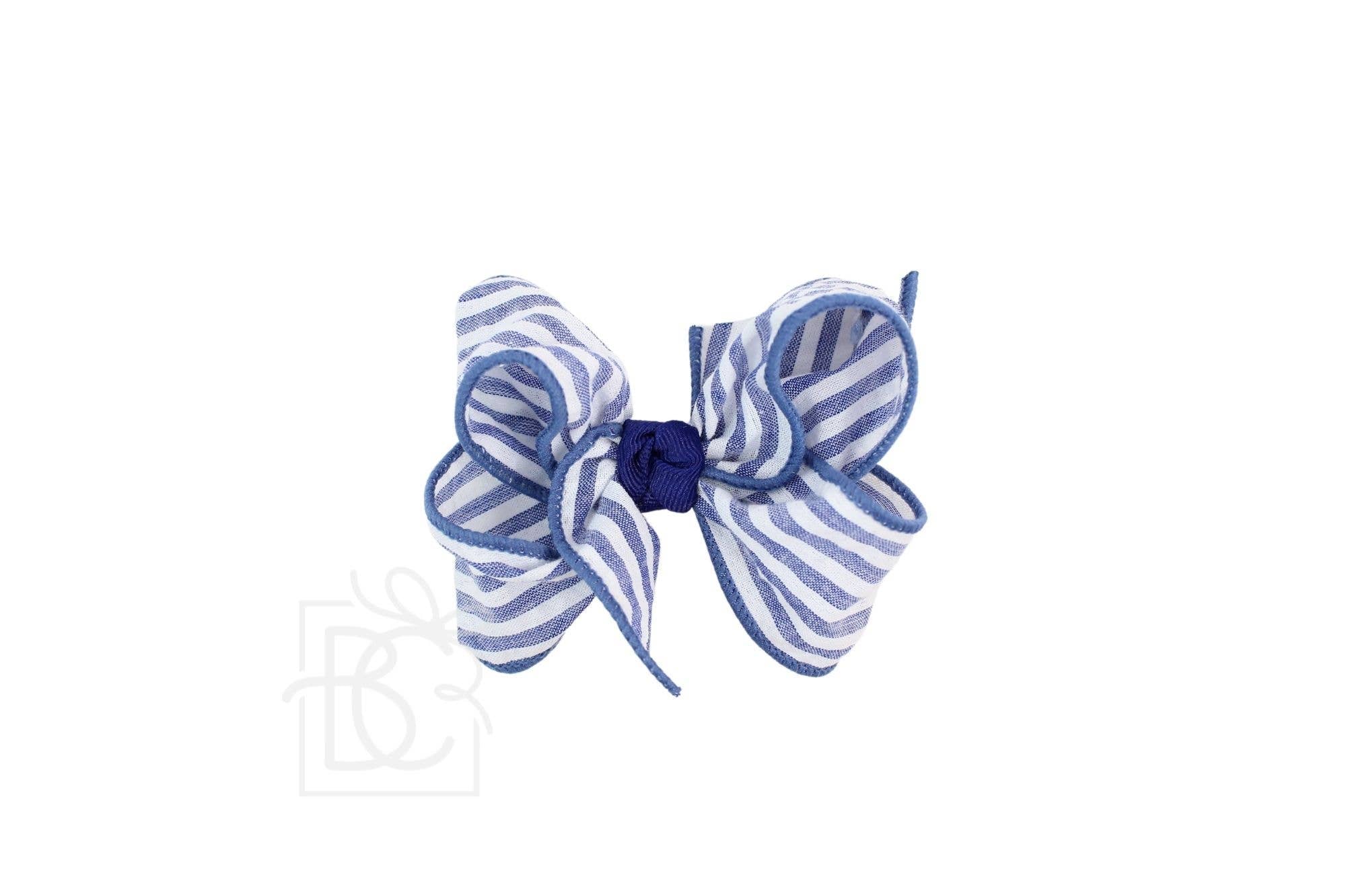 Seersucker Hair Bow (2 color options) - Après NJ