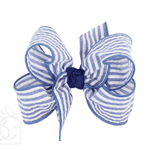Seersucker Hair Bow (2 color options) - Après NJ