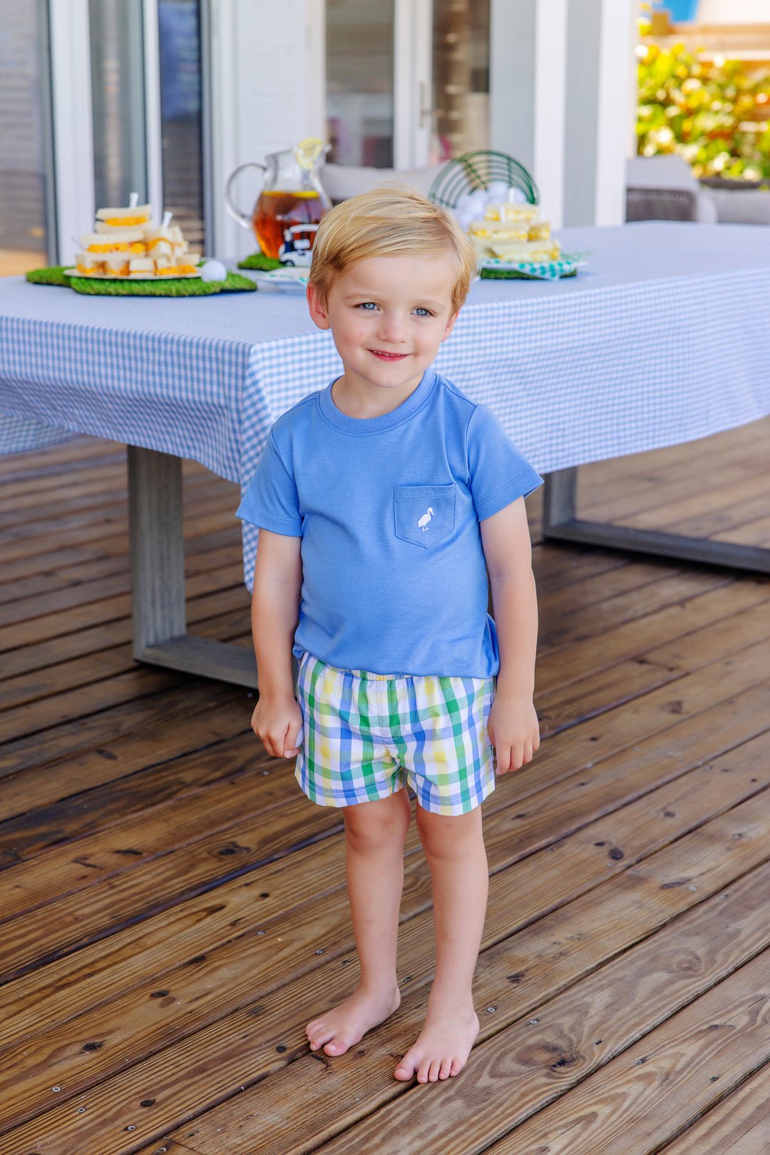 Sheffield Shorts in Polo Field Plaid - Après NJ