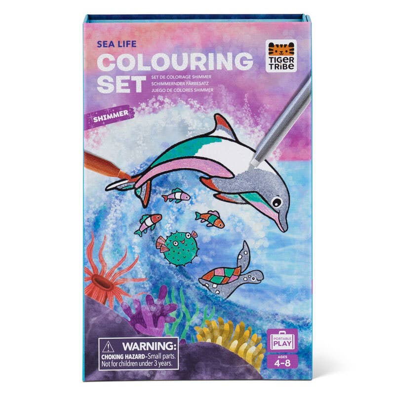 Shimmer Coloring Set - Sea Life - Après NJ