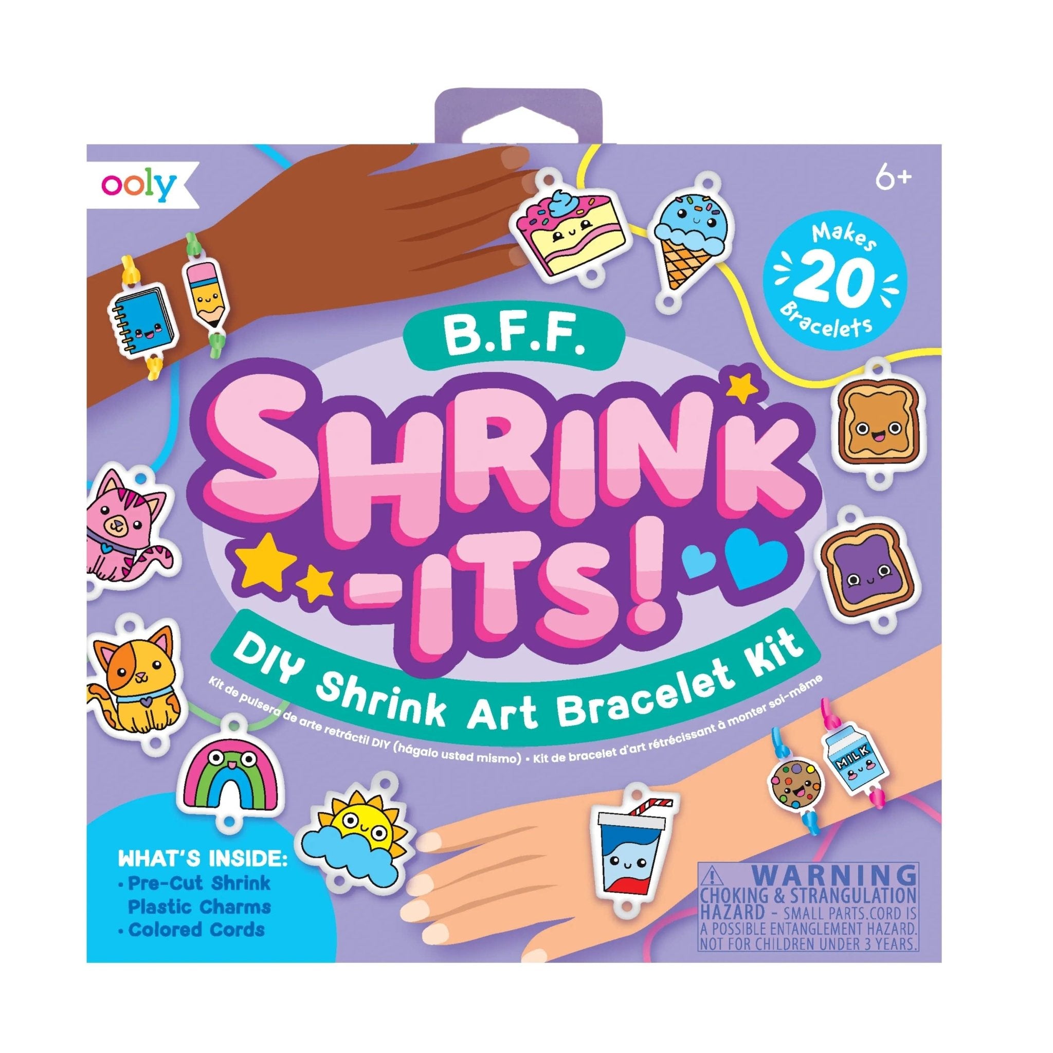 Shrink - Its! D.I.Y. Shrink Art Bracelets Kit - B.F.F. - Après NJ