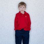Signature long sleeved polo - Red - Après NJ