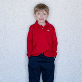 Signature long sleeved polo - Red - Après NJ
