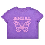 Social Butterfly Boxy Tee Shirt - Après NJ