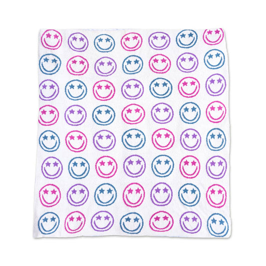 Star Eyes Happy Faces Blanket - Après NJ