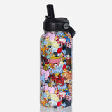 GOAT USA Sticker Mashup Water Bottle