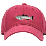 Striped Bass Hat - Weathered Red - Après NJ