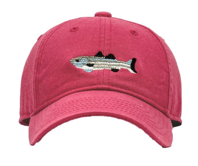 Striped Bass Hat - Weathered Red - Après NJ