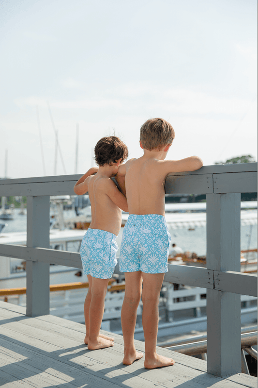 Sunburst Print Kids' Swim Trunks - Après NJ