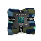 Throw Blanket - Camouflage - Blue & Green - Après NJ