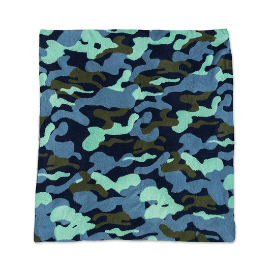 Throw Blanket - Camouflage - Blue & Green - Après NJ