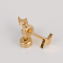 Tiny Lightning Bolts Earrings - Après NJ