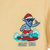 GOAT USA Kids' Surfing Santa T-Shirt