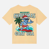 GOAT USA Kids' Surfing Santa T-Shirt
