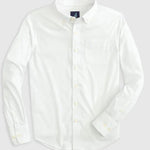 Tradd Performance Button Up Shirt (White) - Après NJ
