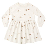 Raglan Dress - Hedgehogs