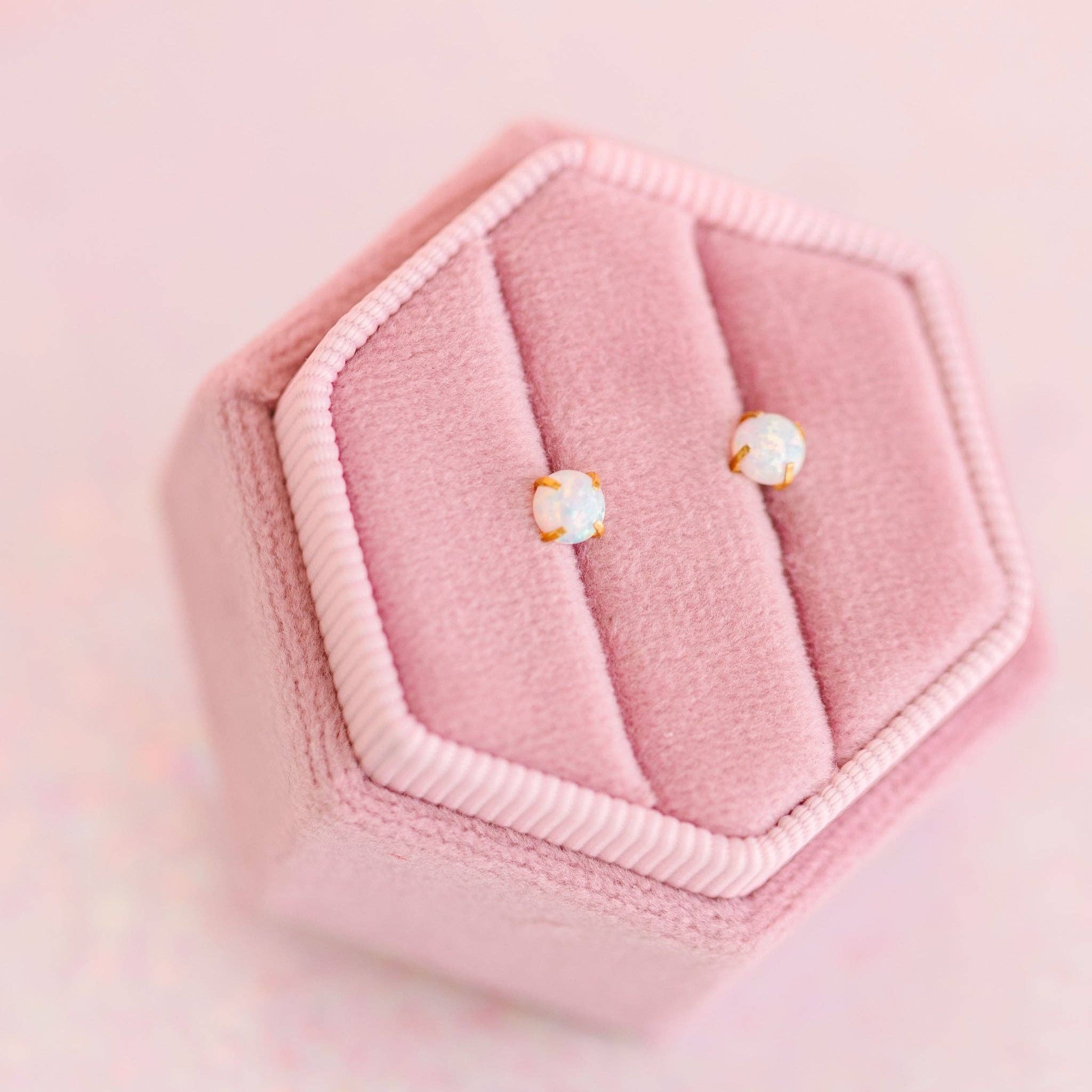 White Opals Earrings - Après NJ