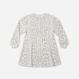Tate Dress Blue Leopard