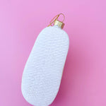 Yellow Smiley Face Slipper Christmas Ornament - Après NJ