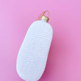 Yellow Smiley Face Slipper Christmas Ornament - Après NJ