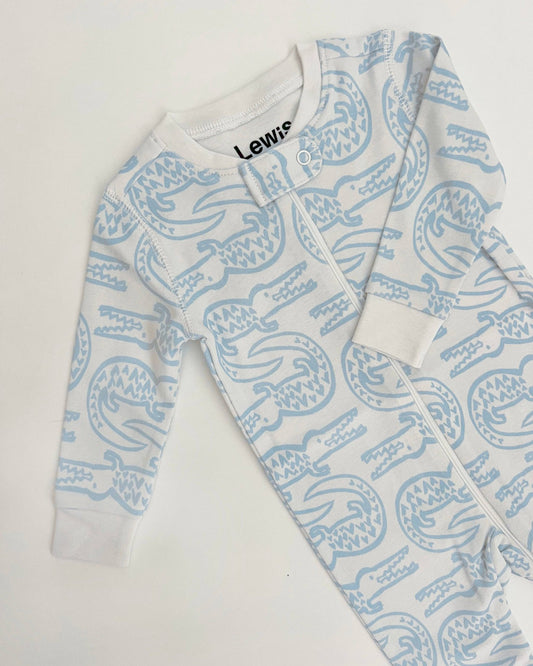 Zip Sleeper - Alligator | Bay Blue - Après NJ